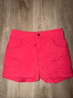 Lucy Hot Pink/Red Women's Cargo Shorts Sz 6